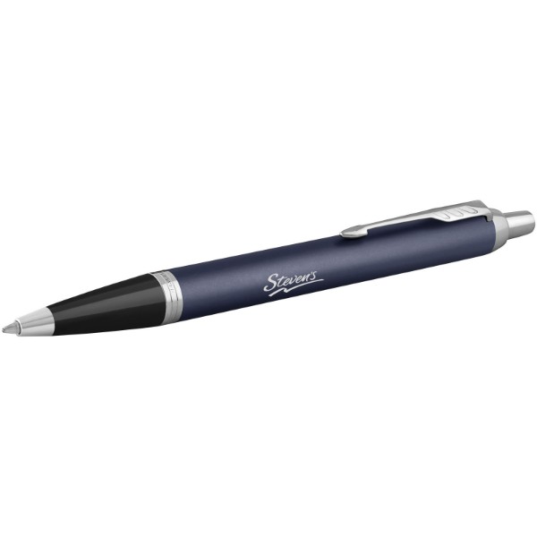 Parker penna a sfera IM (inchiostro blu) - Blu / Argento