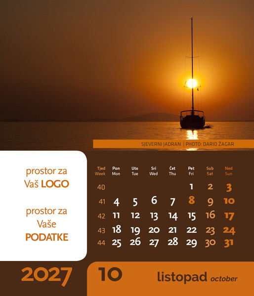 Stolni CD kalendar – Ljepote hrvatske