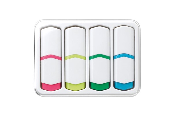 Highlighter set 4pc 75mm - White