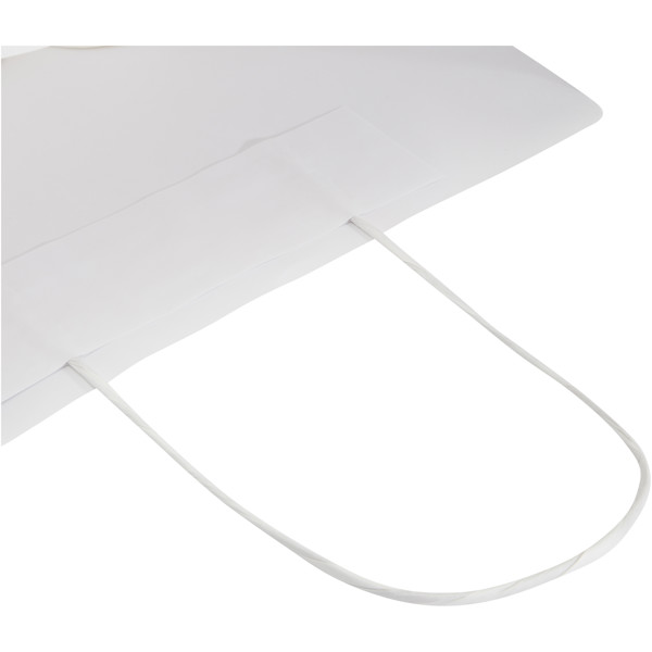 Srednja kraft papirna vrečka 24x9x32 cm, 120 g/m2 - Bela