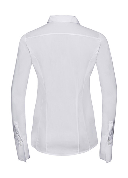 Ladies'LS Ultimate Stretch Shirt - White / L (40)