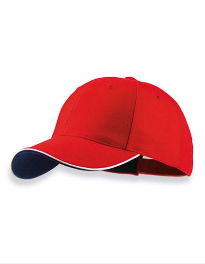 Pilot Piping Sandwich Cap - Red / White / Navy / One Size