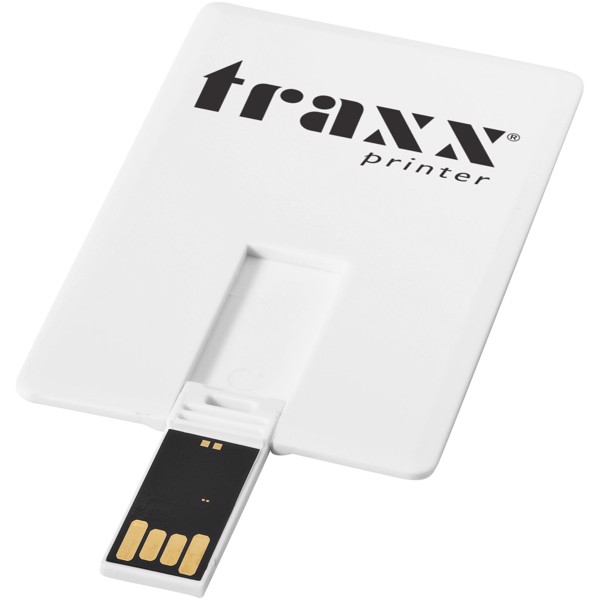 Memória USB cartão extraplana - Branco / 2GB