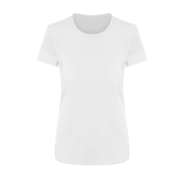 Ambaro Recycled Women's Sports Tee - Arctic White / XS
