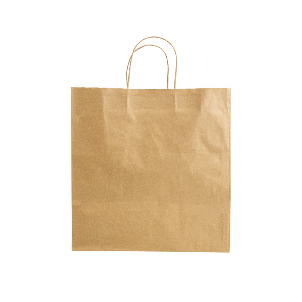 100% Recycled Paper 100 Gr/M2, Shopping Bag With Guesset