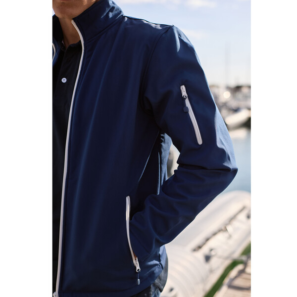 Veste Softshell homme 3 couches - DEEP ROYAL BLUE / XXL