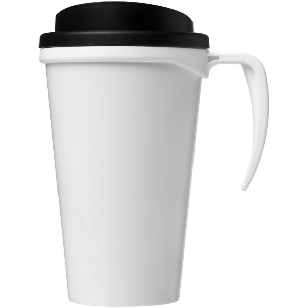Brite-Americano® grande termo hrnček 350 ml - Biela / Jednofarebná čierna