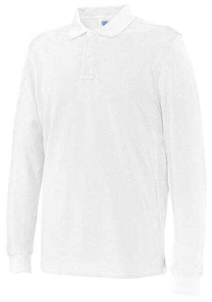 Cottover Gots Pique Long Sleeve Man white M