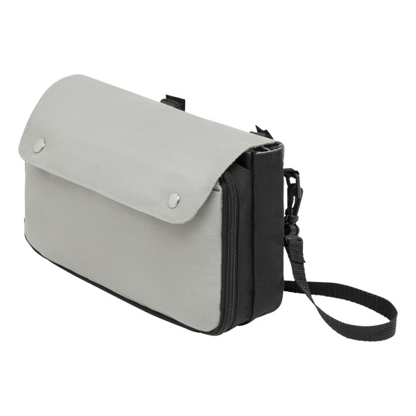 Bike handlebar bag 600D polyester, detachable strap