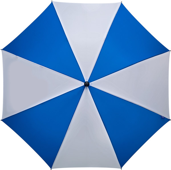 FALCONETTI - Parapluie de compact - Automatique -  102 cm - Bleu Kobalt/ Blanc