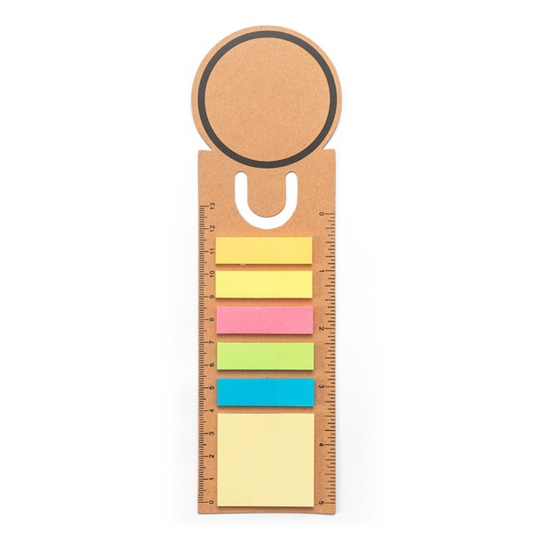 SAWYER. 3-in-1 office set, made from 100% recycled paper, with a round top and black printing all around