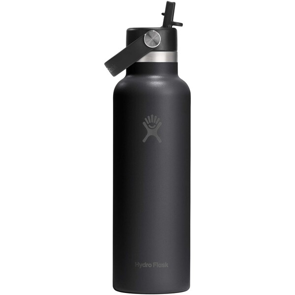 Hydro Flask Standard Mouth 621 ml insulated stainless steel water bottle - Black