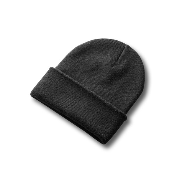 CARL. Gorro unissexo em PET (100% rPET) - Preto