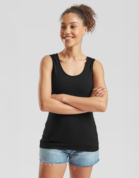 Ladies Valueweight Vest - White / L