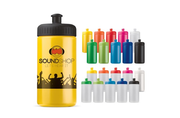 Sport bottle classic 500ml - White / Black