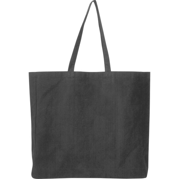 Shopper made from recycled cotton and polyester NINA - Black