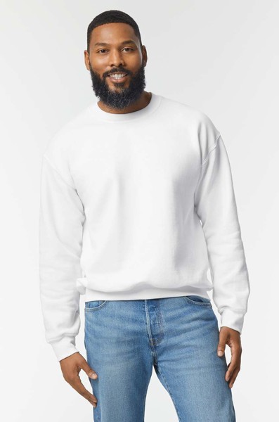 Dryblend® Adult Crewneck Sweatshirt - White / S