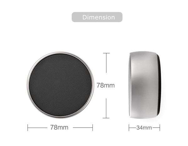 Metal bluetooth speaker
