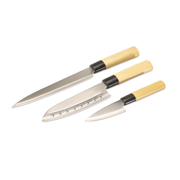 Set 3 couteaux style japonais Taki