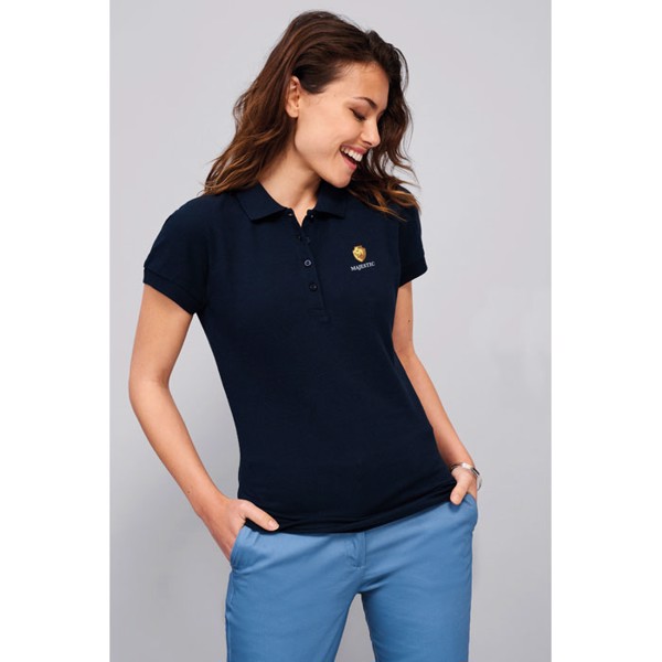 PASSION WOMEN POLO 170g - White / XXL