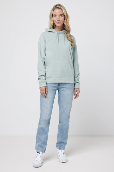 Micro fleece mikina Iqoniq Trivor z recykl. polyesteru - Iceberg Green / XL