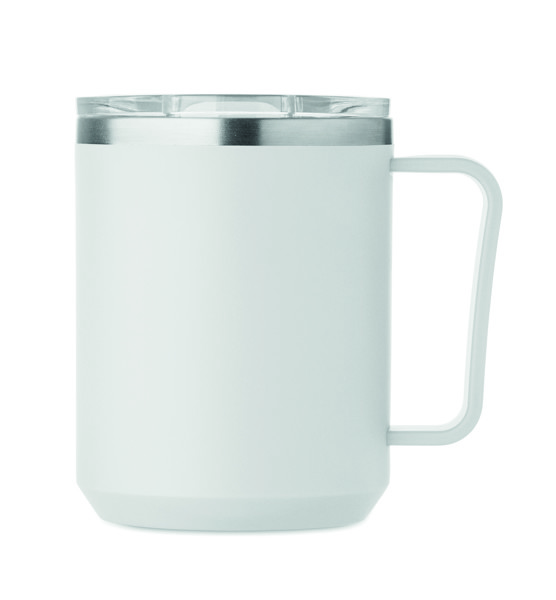 Copo de parede dupla 400ml Cocoa - Branco