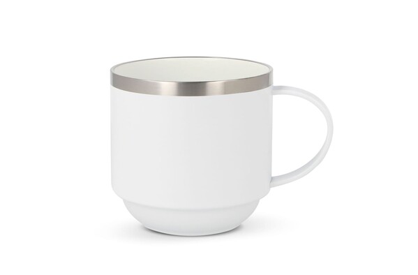 Tigris mug ceramic,300ml - White