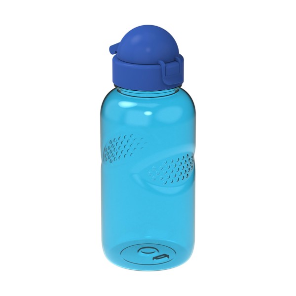 Trinkflasche Carve "Junior", 500 Ml - Transparent-Blau / Standard-Blau