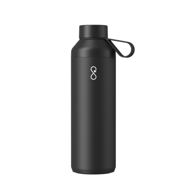 Ocean Bottle Peak 710 ml water bottle - Obsidian Black