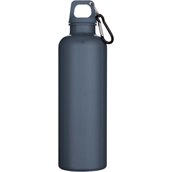 Bouteille d’eau Oregon de 750 ml en plastique recyclé uni certifié RCS avec mousqueton - Bleu hale