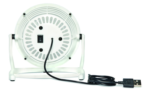 Ventilatore con cavo USB Airy - Bianco