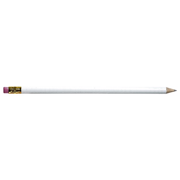 Bleistift "White" Mit Radiergummi