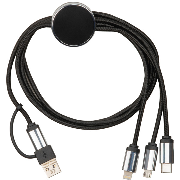Charging cable with a light function INGE - Black