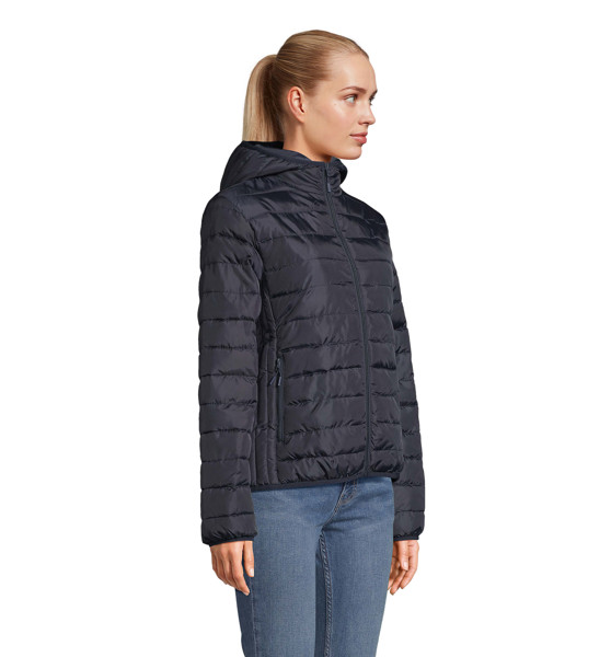Blusão leve- Stream Hooded- Women - Azul escuro / Azul-marinho