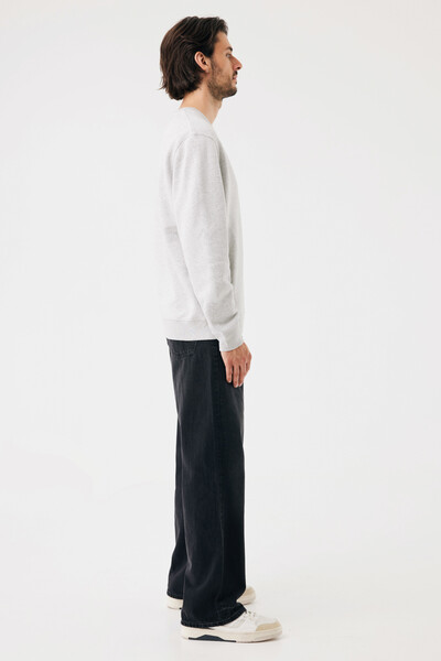 Mikina IQONIQ Torla z recyklované bavlny - Light Heather Grey / XL