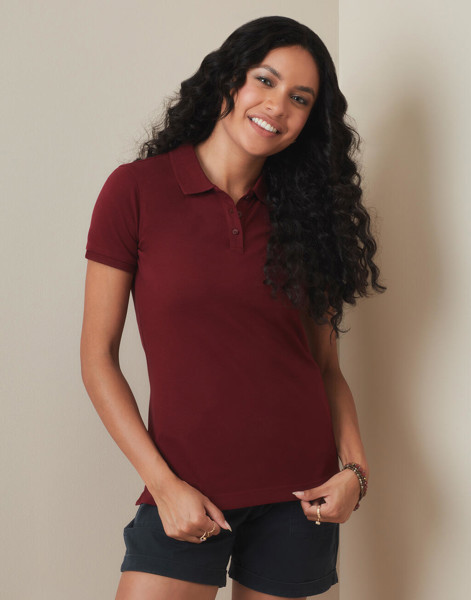 Stretch Polo For Women - White / S