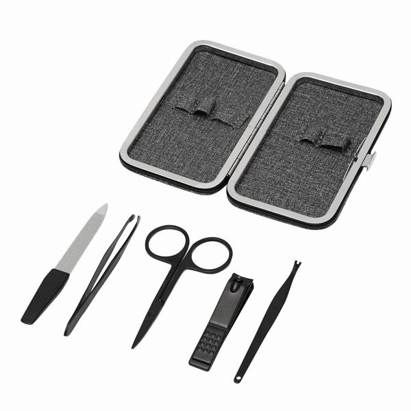 Manicure Set Pretty In Black - Grey