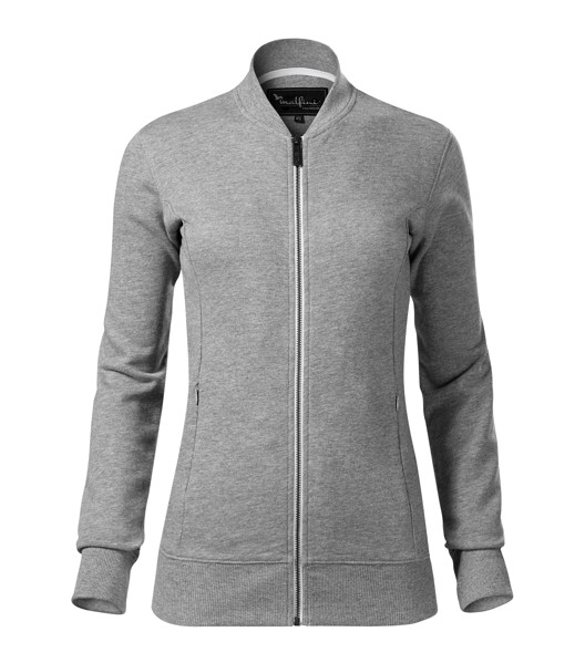 Sweatshirt Women’S Malfini Premium® Bomber - Dark Gray Melange / 2XL