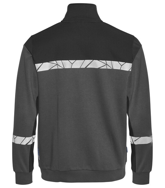 7103 FULL ZIP SWEATSHIRT PGL Grey/Black M