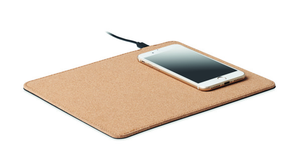 Cork mouse mat charger 15W Wireless Matty