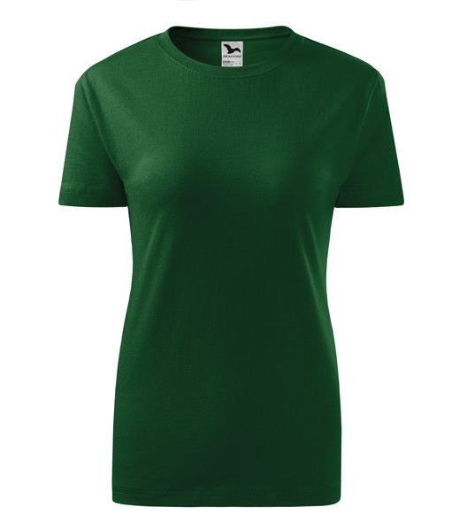 Tričko Dámské Malfini® Classic New - Lahvově Zelená / M