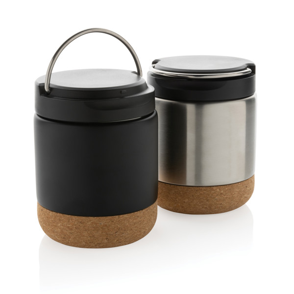 Savory Lebensmittelflasche aus RCS recycelt. Stainless-Steel - Silber