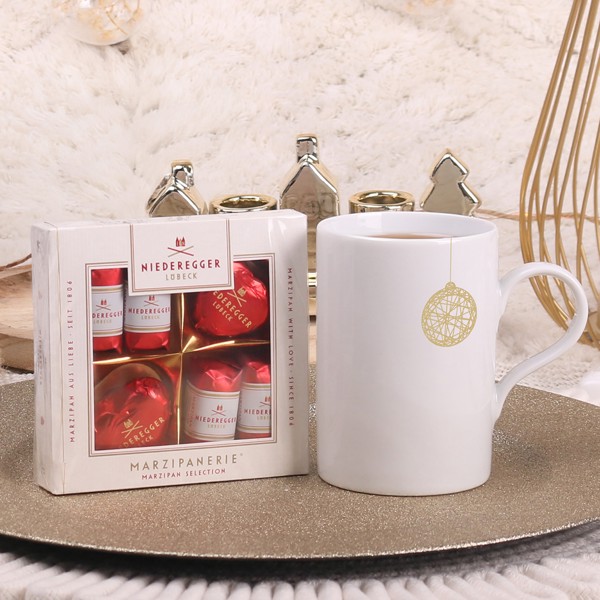 Tango porcelain mug set, chocolates 75g