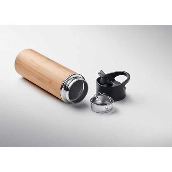 Double wall bamboo flask 450ml Nanda