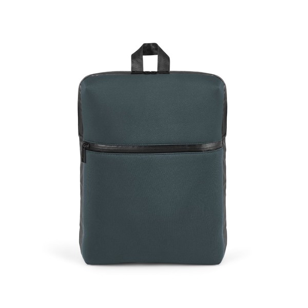 URBAN BACKPACK. 14'' laptop backpack in soft shell and tarpaulin - Dark Grey