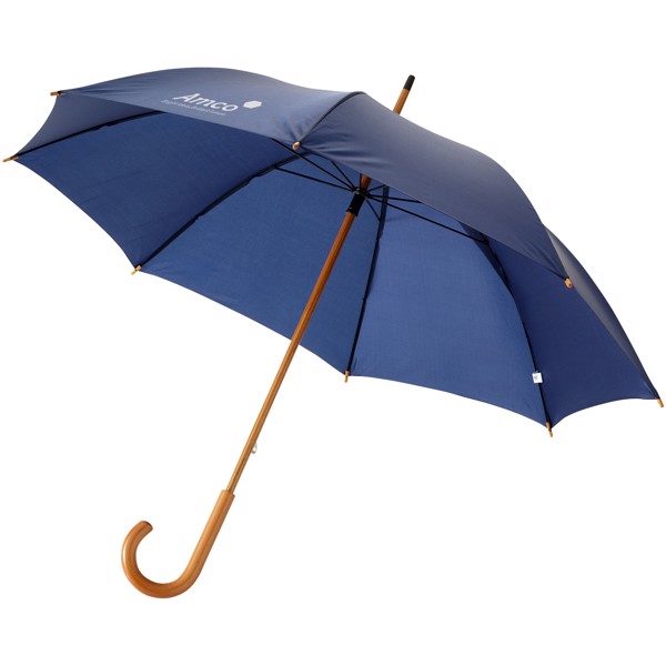 Parapluie 23" avec poignée et mât en bois Jova - Marine