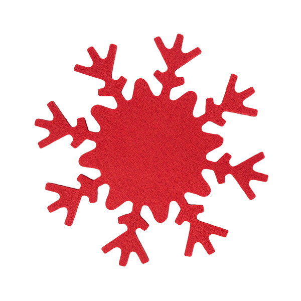 Snowflake felt pads