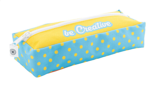 Custom Rpet Pen Case Bloppy - White