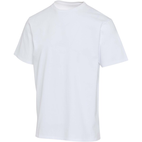 Lucas 260 g/m2 unisex OCS organisch oversized T-shirt - Wit / 3XS