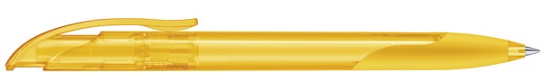 Senator® Challenger Clear Soft Grip, Push Ball Pen - Yellow Similar PMS 7408
